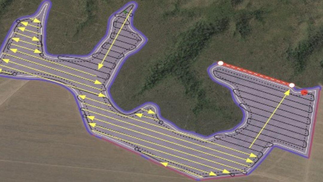 Simulating efficiency of section control for different size bars using Verge Technologies software